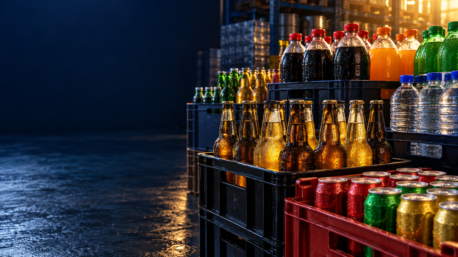 Bebidas e fardos para abastecer seu negócio